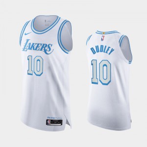 Men Jared Dudley #10 City Los Angeles Lakers Men 2020-21 Authentic Legacy of Lore White Jersey 988636-880