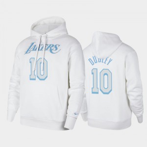 Men Jared Dudley #10 Los Angeles Lakers City 2020-21 Pullover White Hoodies 403773-879