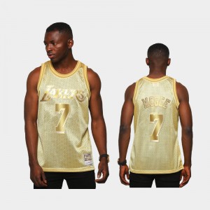 Men's JaVale McGee #7 Midas SM Los Angeles Lakers Limited Gold Golden Jersey 133427-662