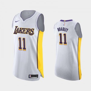 Mens Avery Bradley #11 Authentic Los Angeles Lakers Association White Jerseys 874019-948