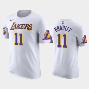 Men Avery Bradley #11 Los Angeles Lakers White Association T-Shirts 339470-826