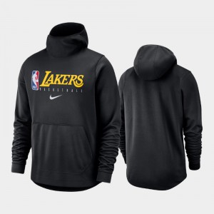 Men Spotlight Pullover Los Angeles Lakers Black Hoodie 246432-634
