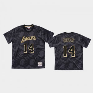 Mens Danny Green #14 Mesh Black Black Toile Los Angeles Lakers T-Shirts 468204-984