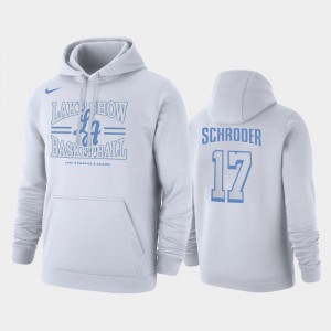 Men Dennis Schroder #17 White City 2021 Edition Story Club Los Angeles Lakers Hoodies 411983-402