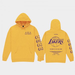 Men's Check The Credits NBA Remix Los Angeles Lakers Gold Hoodie 369535-223