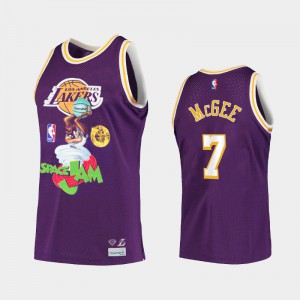 Mens JaVale McGee #7 Purple Limited Diamond Supply Co. x Space Jam x NBA Los Angeles Lakers Jersey 171736-404