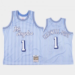 Mens Kentavious Caldwell-Pope #1 Los Angeles Lakers Striped Blue Jersey 737766-646