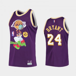 Men's Kobe Bryant #24 Diamond Supply Co. x Space Jam x NBA Purple Los Angeles Lakers Limited Jerseys 493072-118