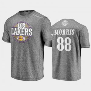 Men Markieff Morris Heathered Gray Noches Ene-Be-A 2020 Latin Nights Los Angeles Lakers T-Shirts 298217-567