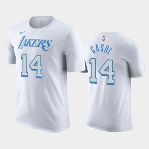 Men Marc Gasol #14 2020-21 City White Los Angeles Lakers T-Shirt 831663-335