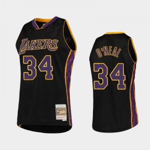 Men's Shaquille O'Neal #34 Collection Rings Black Los Angeles Lakers Jerseys 548202-902
