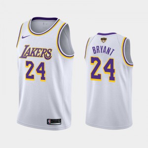 Men's Kobe Bryant #24 Association White 2020 NBA Finals Bound Los Angeles Lakers Jerseys 635214-152