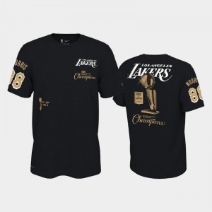 Men Markieff Morris #88 Black 2020 NBA Finals Champions Celebration Expressive Los Angeles Lakers T-Shirts 345931-133