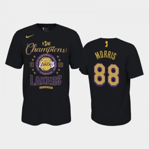 Men Markieff Morris #88 Los Angeles Lakers 2020 NBA Finals Champions Black Locker Room T-Shirts 271670-466